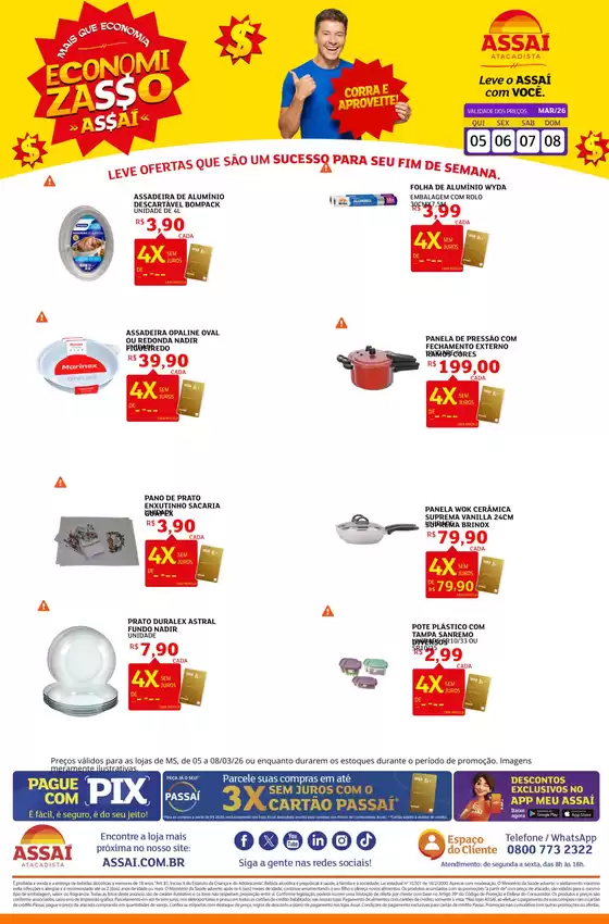 Catálogo Assaí Atacadista em Cariacica | Encarte Assaí Atacadista 45676 | 2026-04-02T00:00:00.000Z - 2026-04-05T00:00:00.000Z