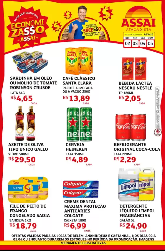 Catálogo Assaí Atacadista em Taboão da Serra | Encarte Assaí Atacadista 45765-63 | 2026-04-02T00:00:00.000Z - 2026-04-05T00:00:00.000Z