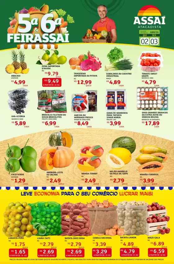 Catálogo Assaí Atacadista em Niterói | Encarte Assaí Atacadista 45647-88 | 2026-04-02T00:00:00.000Z - 2026-04-03T00:00:00.000Z