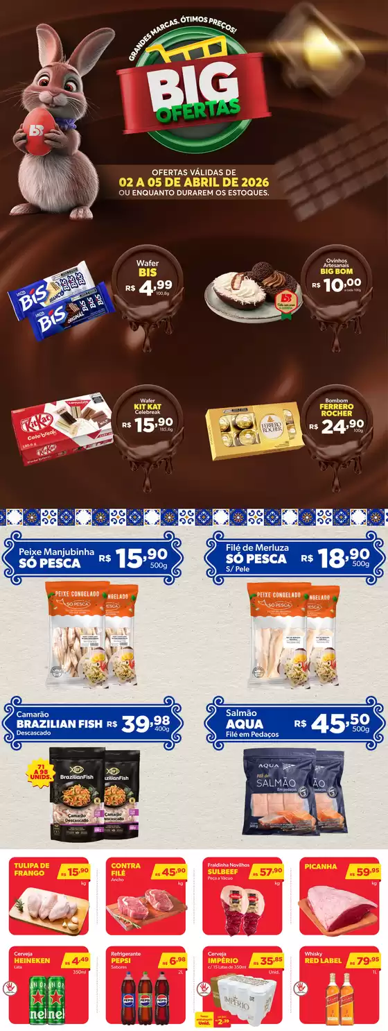 Catálogo Big Bom Supermercados em Sumaré | Big Ofertas | 2026-04-02T00:00:00.000Z - 2026-04-05T00:00:00.000Z