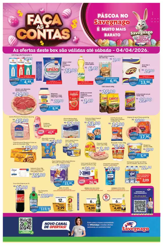 Catálogo Supermercado Savegnago em Sumaré | ofertas Savegnago Leme | 2026-04-02T00:00:00.000Z - 2026-04-04T00:00:00.000Z