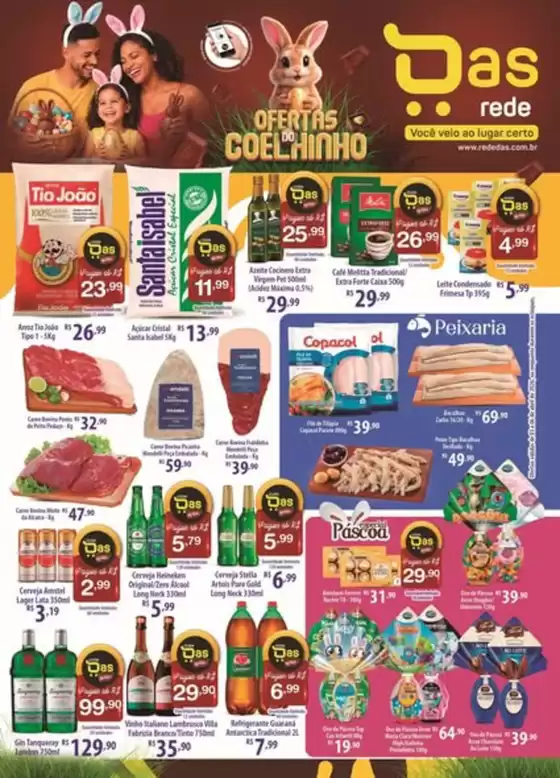 Catálogo Rede DAS | Ofertas De Coelhinho | 2026-04-03T00:00:00.000Z - 2026-04-06T00:00:00.000Z