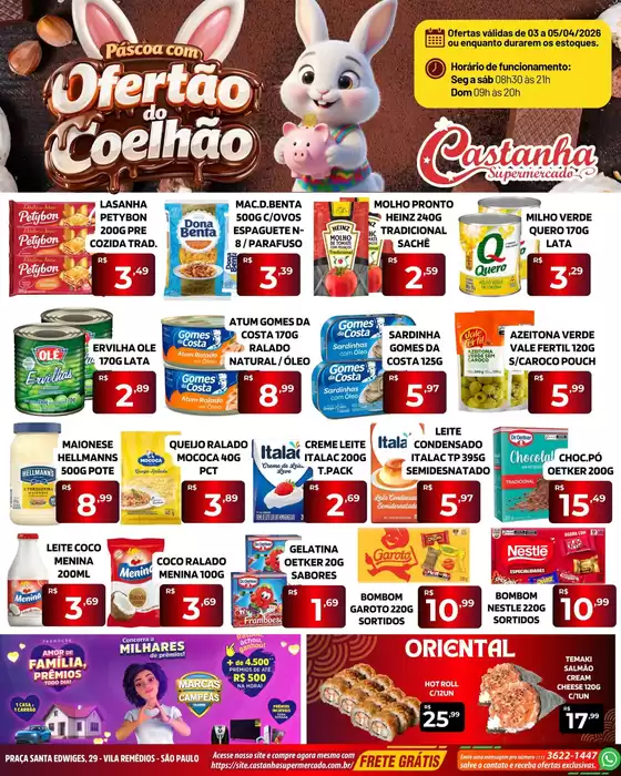 Catálogo Supermercado Castanha em Eunápolis | Encarte Supermercado Castanha | 2026-04-03T00:00:00.000Z - 2026-04-05T00:00:00.000Z