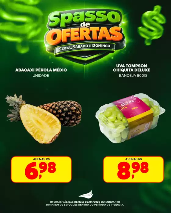 Catálogo Spasso Sabores | Encarte Spasso Sabores | 2026-04-03T00:00:00.000Z - 2026-04-05T00:00:00.000Z