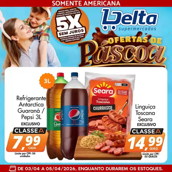 Catálogo Delta Supermercados | Encarte Delta Supermercados | 2026-04-03T00:00:00.000Z - 2026-04-05T00:00:00.000Z