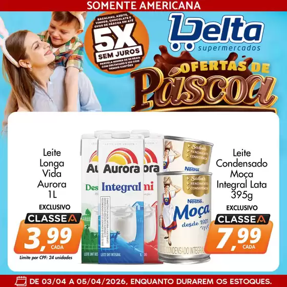 Catálogo Delta Supermercados | Ótima oferta para caçadores de pechinchas | 2026-04-03T00:00:00.000Z - 2026-04-05T00:00:00.000Z