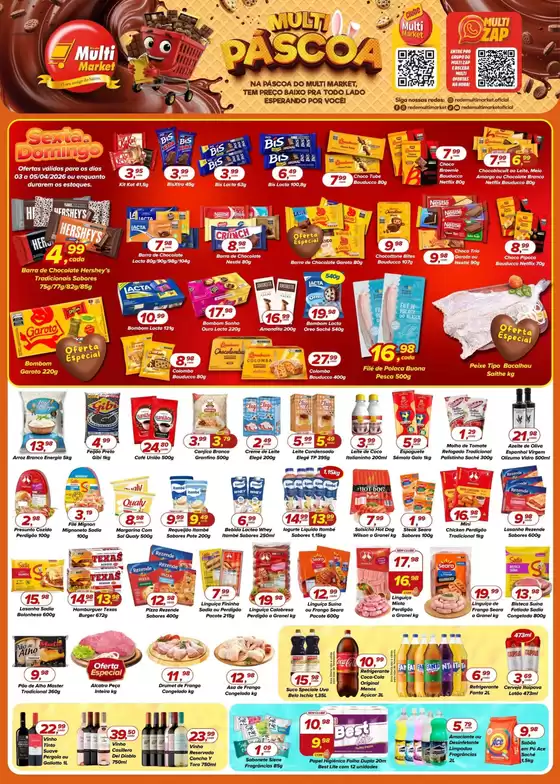 Catálogo Rede Multi Market em Eunápolis | Encarte Rede Multi Market | 2026-04-03T00:00:00.000Z - 2026-04-05T00:00:00.000Z