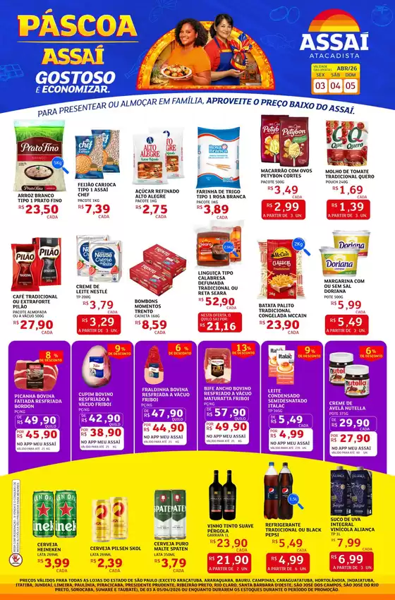 Catálogo Assaí Atacadista em São Mateus | Encarte Assaí Atacadista 45302 | 2026-04-03T00:00:00.000Z - 2026-04-05T00:00:00.000Z