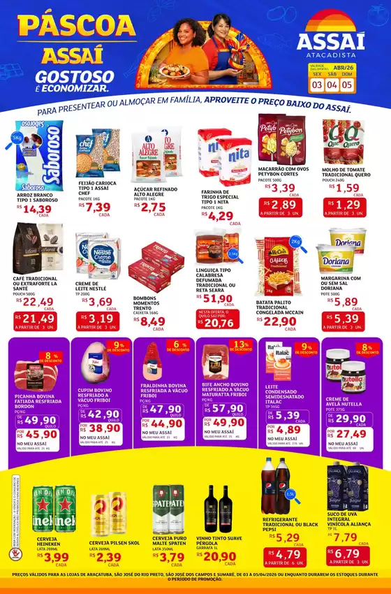Catálogo Assaí Atacadista | Encarte Assaí Atacadista 45745 | 2026-04-03T00:00:00.000Z - 2026-04-05T00:00:00.000Z
