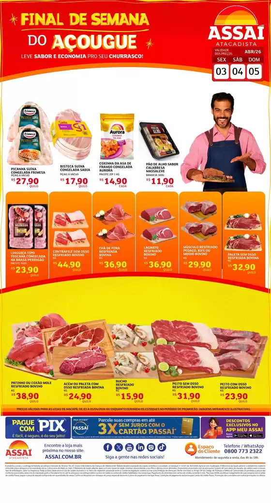 Catálogo Assaí Atacadista | Encarte Assaí Atacadista 45690-442 | 2026-04-03T00:00:00.000Z - 2026-04-05T00:00:00.000Z