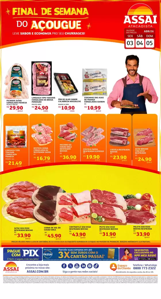 Catálogo Assaí Atacadista | Encarte Assaí Atacadista 45690-65 | 2026-04-03T00:00:00.000Z - 2026-04-05T00:00:00.000Z
