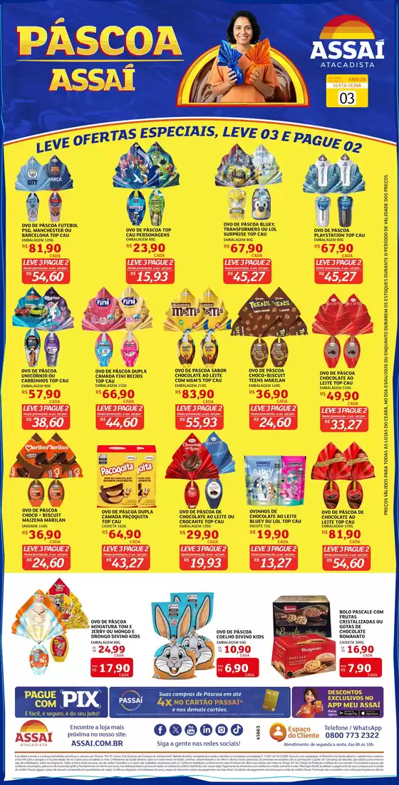 Catálogo Assaí Atacadista | Encarte Assaí Atacadista 45663-127 | 2026-04-03T00:00:00.000Z - 2026-04-03T00:00:00.000Z