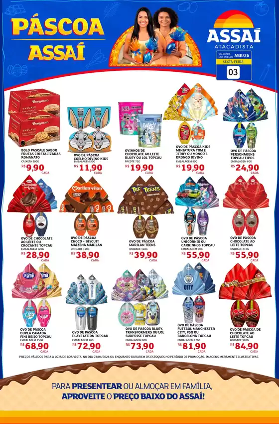 Catálogo Assaí Atacadista | Encarte Assaí Atacadista 45548-73 | 2026-04-03T00:00:00.000Z - 2026-04-03T00:00:00.000Z