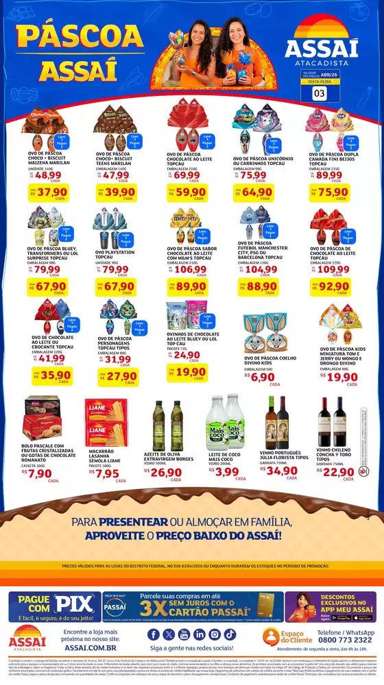 Catálogo Assaí Atacadista | Encarte Assaí Atacadista 45346-226 | 2026-04-03T00:00:00.000Z - 2026-04-03T00:00:00.000Z