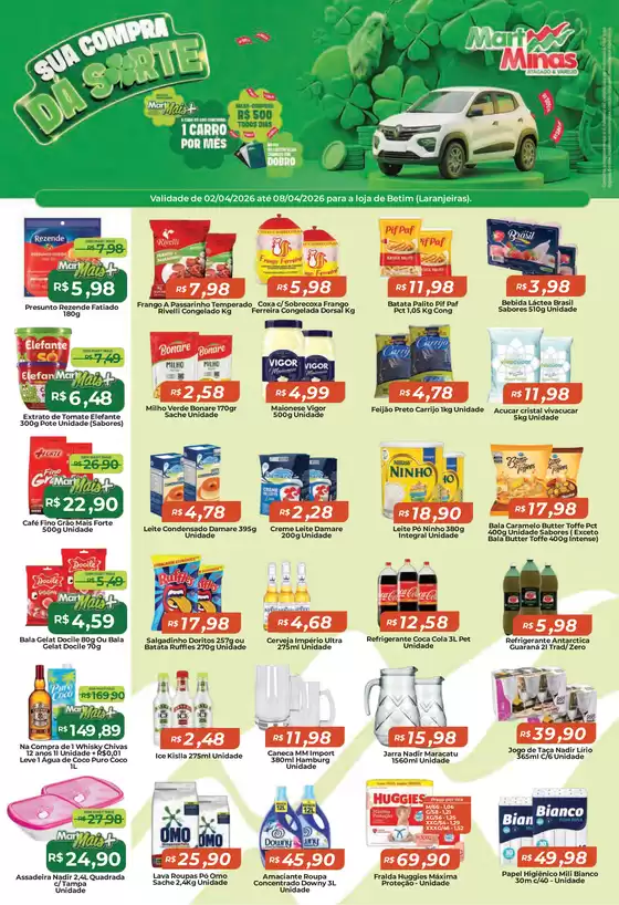 Catálogo Mart Minas em Curitibanos | Ofertas exclusivas para nossos clientes | 2026-04-03T00:00:00.000Z - 2026-04-08T00:00:00.000Z