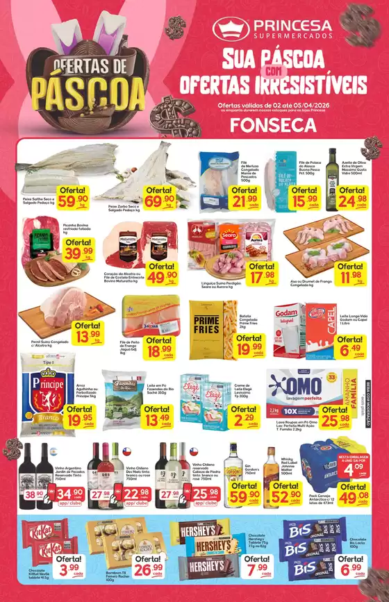 Catálogo Princesa Supermercados | Ofertas de Páscoa Fon 02 á 05/04 | 2026-04-02T00:00:00.000Z - 2026-04-06T00:00:00.000Z
