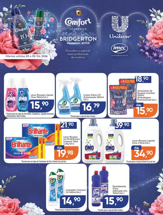 Catálogo Imec Supermercados | BAIXA 15037 IMEC Especial Unilever 03 a 05042026 | 2026-04-03T00:00:00.000Z - 2026-04-05T00:00:00.000Z