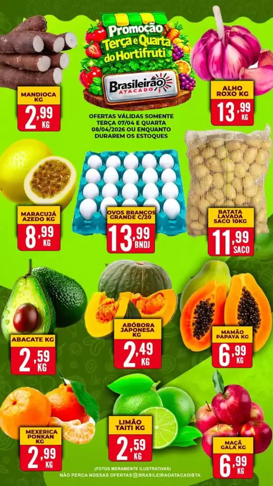 Catálogo Brasileirão Atacado | Terça E Quarta do Hortifruti | 2026-04-07T00:00:00.000Z - 2026-04-08T00:00:00.000Z