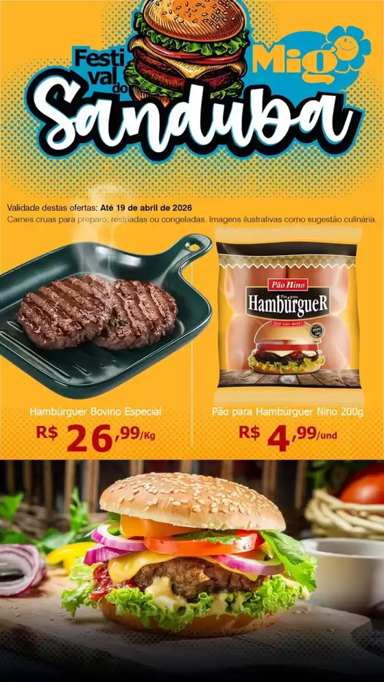 Catálogo Mig Supermercados | Festival do Sanduba | 2026-04-07T00:00:00.000Z - 2026-04-19T00:00:00.000Z