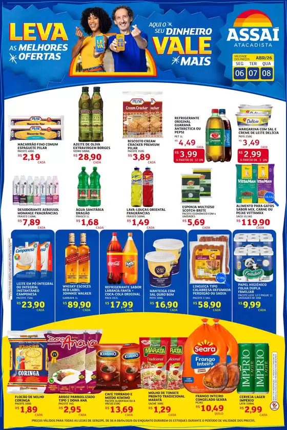 Catálogo Assaí Atacadista | Encarte Assaí Atacadista 45418-756 | 2026-04-06T00:00:00.000Z - 2026-04-08T00:00:00.000Z