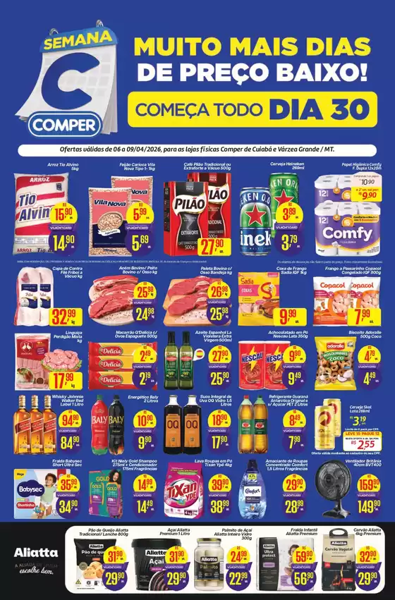 Catálogo Comper | Descontos e promoções | 2026-04-06T00:00:00.000Z - 2026-04-09T00:00:00.000Z