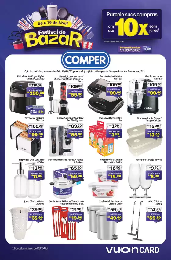 Catálogo Comper | Festival de Bazar | 2026-04-06T00:00:00.000Z - 2026-04-19T00:00:00.000Z