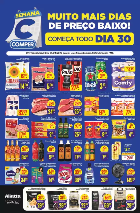 Catálogo Comper | Ofertas exclusivas para nossos clientes | 2026-04-06T00:00:00.000Z - 2026-04-09T00:00:00.000Z