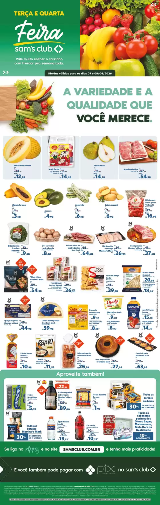 Catálogo Sam's Club | Ótima oferta para caçadores de pechinchas | 2026-04-07T00:00:00.000Z - 2026-04-08T00:00:00.000Z