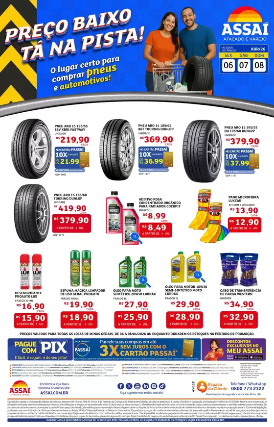 Catálogo Assaí Atacadista | Encarte Assaí Atacadista 45632-712 | 2026-04-06T00:00:00.000Z - 2026-04-08T00:00:00.000Z