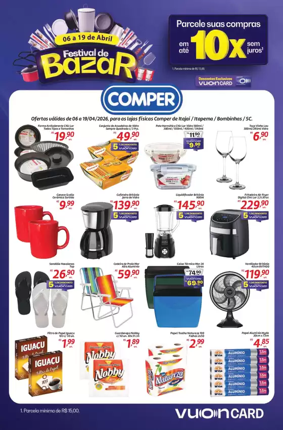 Catálogo Comper | Ofertas exclusivas e pechinchas | 2026-04-06T00:00:00.000Z - 2026-04-19T00:00:00.000Z