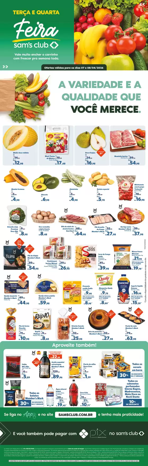 Catálogo Sam's Club | Grandes descontos em produtos selecionados | 2026-04-07T00:00:00.000Z - 2026-04-08T00:00:00.000Z