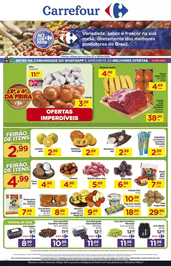 Catálogo Carrefour | Pechinchas e ofertas atuais | 2026-04-07T00:00:00.000Z - 2026-04-08T00:00:00.000Z