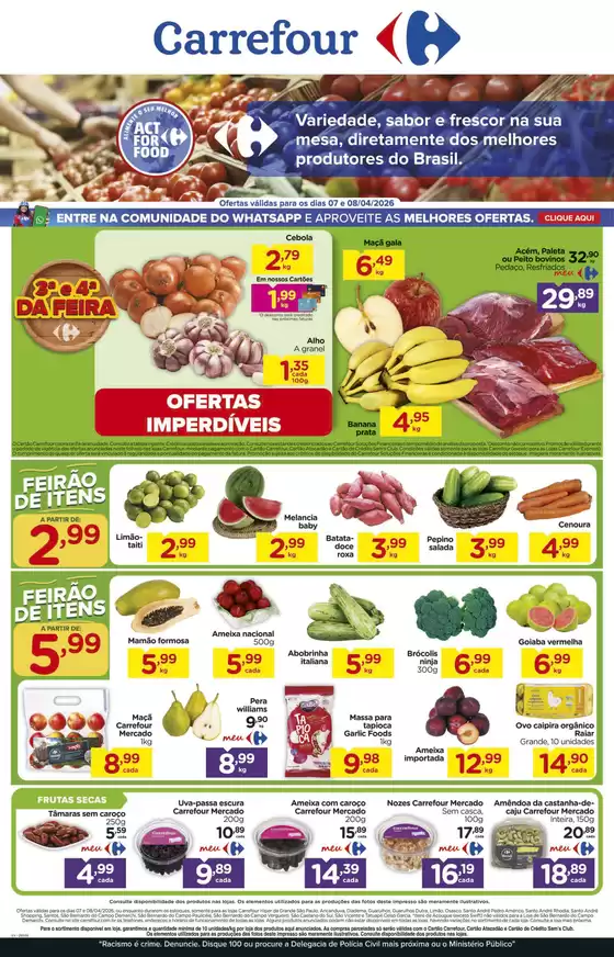 Catálogo Carrefour | Descubra ofertas atraentes | 2026-04-07T00:00:00.000Z - 2026-04-08T00:00:00.000Z