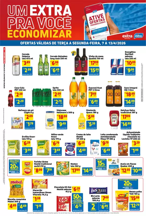 Catálogo Mercado Extra | Ofertas exclusivas | 2026-04-07T00:00:00.000Z - 2026-04-13T00:00:00.000Z