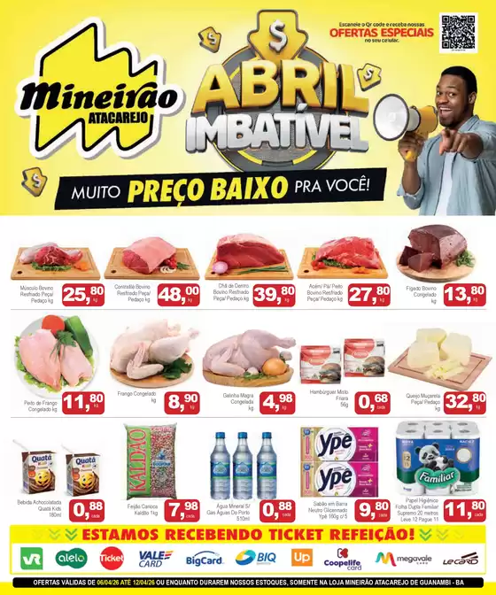 Catálogo Mineirão Atacarejo | MINEIRAO ATACAREJO GUANAMBI 06.04 A 12.04 | 2026-04-06T00:00:00.000Z - 2026-04-12T00:00:00.000Z