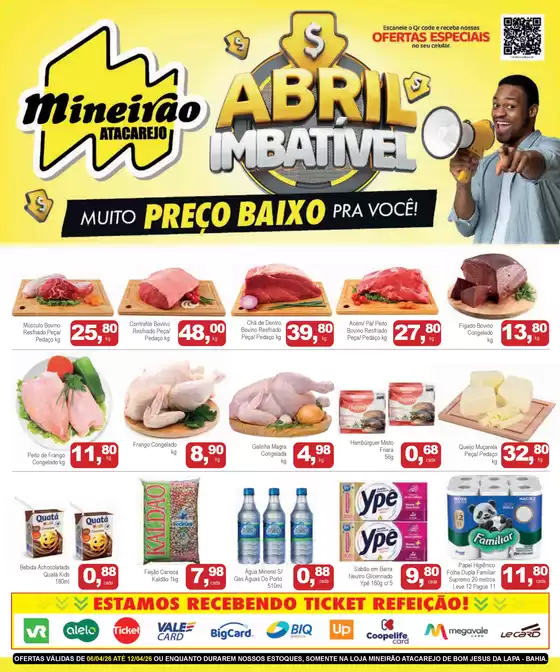 Catálogo Mineirão Atacarejo | MINEIRAO ATACAREJO BOM JESUS DA LAPA 06.04 A 12.04 | 2026-04-06T00:00:00.000Z - 2026-04-12T00:00:00.000Z