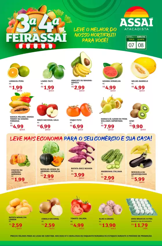Catálogo Assaí Atacadista | Encarte Assaí Atacadista 45586-120 | 2026-04-07T00:00:00.000Z - 2026-04-08T00:00:00.000Z