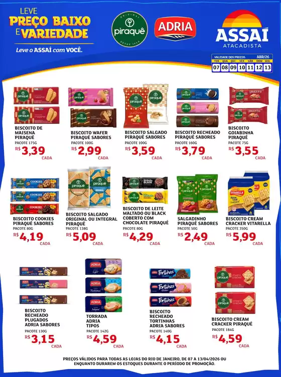 Catálogo Assaí Atacadista | Encarte Assaí Atacadista 44529 | 2026-04-07T00:00:00.000Z - 2026-04-13T00:00:00.000Z
