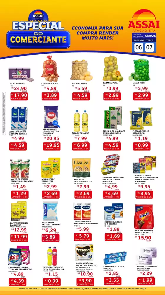 Catálogo Assaí Atacadista | Encarte Assaí Atacadista 45887-357 | 2026-04-07T00:00:00.000Z - 2026-04-07T00:00:00.000Z