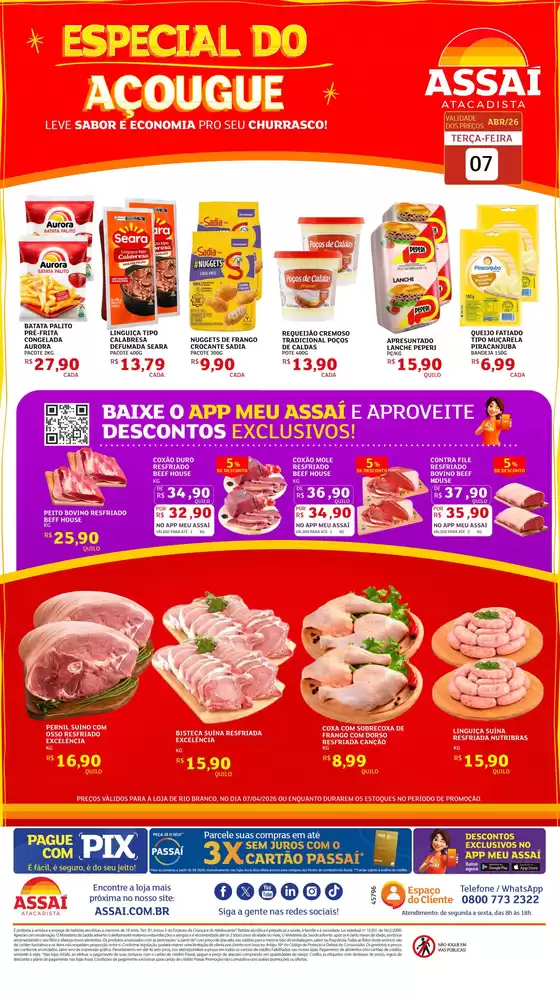 Catálogo Assaí Atacadista | Encarte Assaí Atacadista 45796-40 | 2026-04-07T00:00:00.000Z - 2026-04-07T00:00:00.000Z
