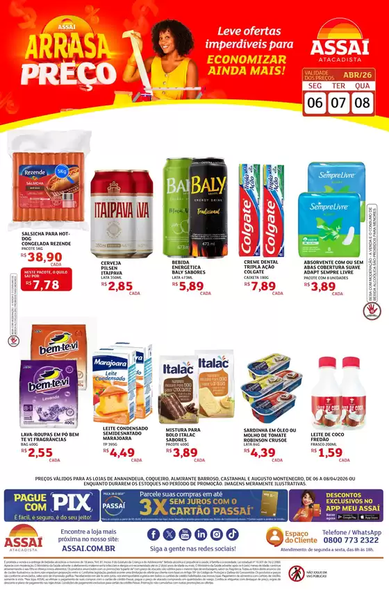 Catálogo Assaí Atacadista | Encarte Assaí Atacadista 45914-63 | 2026-04-07T00:00:00.000Z - 2026-04-08T00:00:00.000Z