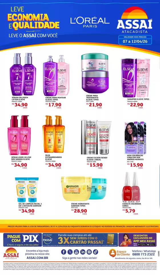 Catálogo Assaí Atacadista | Encarte Assaí Atacadista 45811-64 | 2026-04-07T00:00:00.000Z - 2026-04-12T00:00:00.000Z