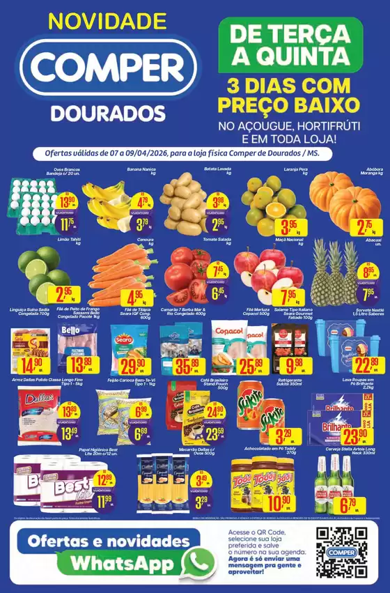 Catálogo Comper | Ofertas Dourados | 2026-04-07T00:00:00.000Z - 2026-04-09T00:00:00.000Z