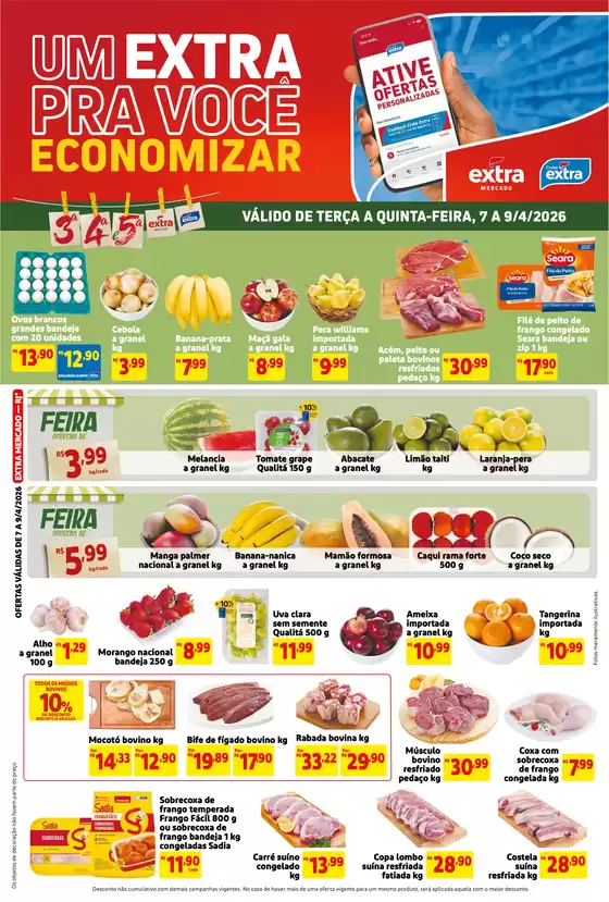 Catálogo Extra | Ótima oferta para caçadores de pechinchas | 2026-04-07T00:00:00.000Z - 2026-04-09T00:00:00.000Z
