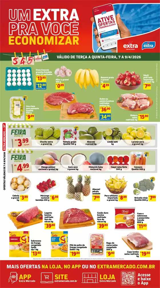 Catálogo Extra | Melhores ofertas para todos os caçadores de pechinchas | 2026-04-07T00:00:00.000Z - 2026-04-09T00:00:00.000Z
