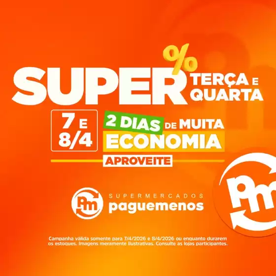 Catálogo Supermercados Pague Menos em São Paulo | Encarte Supermercados Pague Menos | 2026-04-07T00:00:00.000Z - 2026-04-08T00:00:00.000Z