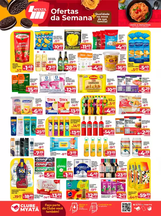 Catálogo Supermercados Myatã | Ofertas exclusivas para nossos clientes | 2026-04-03T00:00:00.000Z - 2026-04-09T00:00:00.000Z