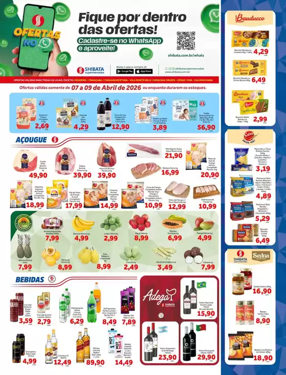 Catálogo Shibata Supermercados | Encarte Shibata Supermercados | 2026-04-07T00:00:00.000Z - 2026-04-09T00:00:00.000Z