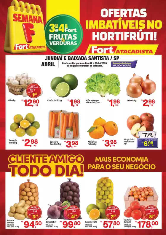 Catálogo Fort Atacadista | SP Fort FLV 3ª e 4ª Verde 07 e 08 ABR 26 Jundiai e Santos | 2026-04-07T00:00:00.000Z - 2026-04-08T00:00:00.000Z