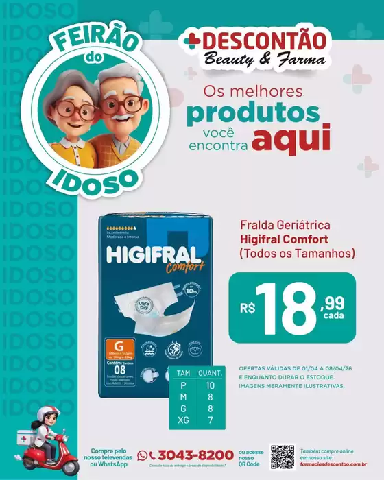 Catálogo Farmácias Descontão | Encarte Farmácias Descontão | 2026-04-01T00:00:00.000Z - 2026-04-08T00:00:00.000Z